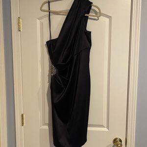 Eliza J One shoulder Cocktail Dress-Purple SZ-XL